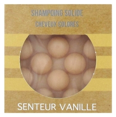Shampoing Solide Cheveux Colorés Senteur Vanille 55 g
