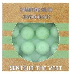 Shampoing Solide Cheveux Délicats Senteur Thé Vert 55 g