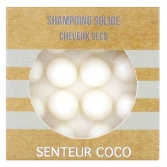 Shampoing Solide Cheveux Secs Senteur Coco 55 g