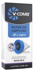 Licetec V-Comb Capture Filter A1 and Supra 6 Filters