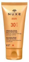 Nuxe Sun Crème Délicieuse Visage Haute Protection SPF30 50 ml