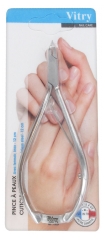 Vitry Cuticle Nipper Stainless Steel With Clasp 12cm