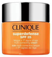 Clinique Superdefense SPF25 Multi-Correction Fatigue + 1st Signs of Age Very Dry to Combination Skin 50ml