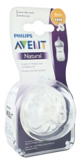 Avent Natural 2 Teasts with Fast Flow 6 Months and +