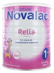 Novalac Relia 1 Lait 0-6 Mois 800 g