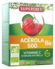 Super Diet Acérola 500 Bio 24 Comprimés