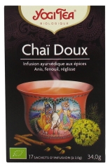 Yogi Tea Ch&aacute; Doce Biol&oacute;gico 17 Saquetas