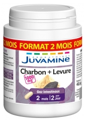 Juvamine Phyto Coal + Yeast 90 Capsules (to consume preferably before the end of 12/2020)