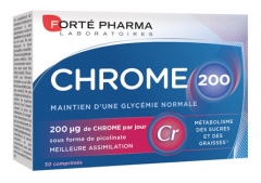 Forté Pharma Chrome 200 30 Comprimés