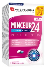 Forté Pharma Minceur 24 45+ Giorno e Notte Confezione da 2 x 28 Compresse