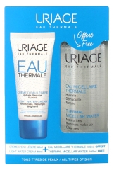 Uriage Crème d'Eau Légère 40 ml + Eau Micellaire Thermale Peaux Normales à Sèches 100 ml Offert