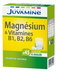 Juvamine Magnesium & Vitamins B6 B2 B1 45 Tablets