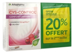 Arkopharma Cys-Control Confort Urinaire Lot de 2 x 20 Gélules