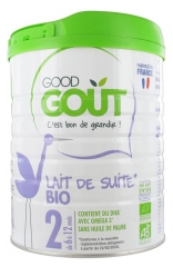 Good Goût Organic Follow-On Milk 2 From 6 to 12 Months 800 g (to consume preferably before 12/2020)