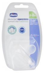 Chicco Physio Forma Soft Transparent Silicone Soother 6-16 Months