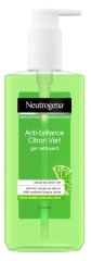 Neutrogena Anti-Brillance Citron Vert Gel Nettoyant 200 ml