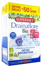 Superdiet Drainaflore Bio 30 Ampoules