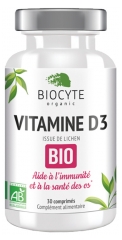 Biocyte Vitamin D3 Organic 30 Tablets