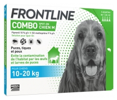 Frontline Combo Perro M 10-20 kg 4 Pipetas