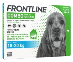 Frontline Pies M (10-20 kg) 4 Pipety