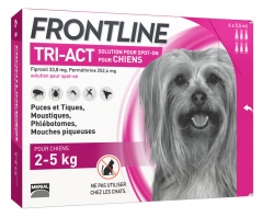 Frontline TRI-ACT Dogs 2-5kg 6 Pipettes