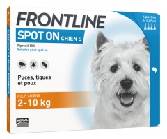Frontline Dog S (2-10 kg) 4 Pipety