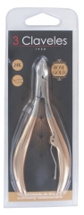 3 Claveles Pink Gold Nail Clippers