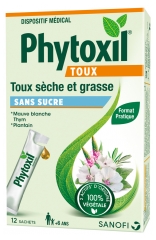 Sanofi Phytoxil Toux sans Sucre 12 Sachets