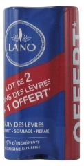 Laino Pro Intense Soin des Lèvres Stick Lot de 2 x 4 g + 1 Offert