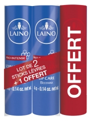 Laino Pro Intense Soin des Lèvres Gercées et Abimées Lot de 2 + 1 Offert