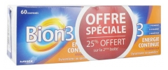 Bion 3 Énergie Continue Lot de 2 x 60 Comprimés (à consommer de préférence avant fin 11/2020)