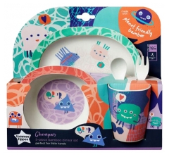 Tommee Tippee Chompers Bamboo Dinner Set 5 Pieces