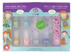 Suncoat Suncoatgirl Sada vegansk&yacute;ch vodou řediteln&yacute;ch laků na nehty