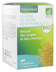 Naturland Levure de Bière Revivifiable Bio 75 Végécaps