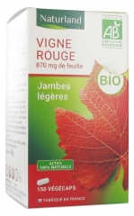 Naturland R&oslash;d Vin Bio 150 Vegetabiskapsler