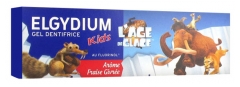 Elgydium Gel Dentifrice Kids Âge de Glace 2/6 Ans Arôme Fraise Givrée 50 ml