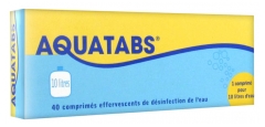 Aquatabs 10 Liters 40 Tablets