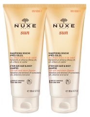 Nuxe Sun Shampoing Douche Après-Soleil Lot de 2 x 200 ml