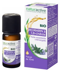 Naturactive Rosemary Essential Oil 1,8-Cineole (Rosmarinus Officinalis L. ct 1,8-Cineole) Organic 10 ml