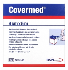 Essity Covermed Sparadrap à Bonne Tolérance Cutanée 4 cm x 5 m