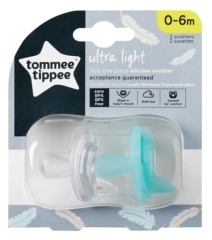 Tommee Tippee 2 Silicon Soothers 0-6 Months