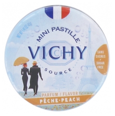 Pastille Vichy Mini Pastilles Parfum Pêche Sans Sucre 40 g