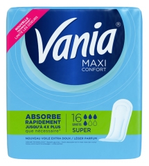 Vania Maxi Confort Super 16 Compresas