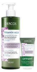 Vichy Dercos Nutrients Vitamin A.C.E Shampoing Brillance 250 ml + 50 ml Offerts