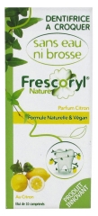 Frescoryl Nature Lemon Flavour Toothpaste to Chew 10 Tablets