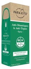 Parakito Anti-Moustiques &amp; Anti-Tiques Spray Protection Forte 75 ml