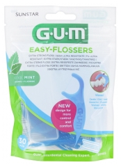 GUM Easy Flossers Dental Floss Holder 30 Units