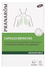 Pranarôm Aromaforce Cápsulas Bronquios Bio 30 Cápsulas