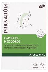 Pranarôm Aromaforce Capsules Nez-Gorge Bio 30 Capsules