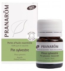 Pranarôm Perles d'Huile Essentielle Pin Sylvestre (Pinus sylvestris) Bio 60 Perles